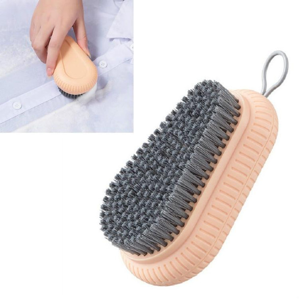 7 PCS Plastic Soft Bristle Washing Brush Cleaning Brush(Lotus Color)