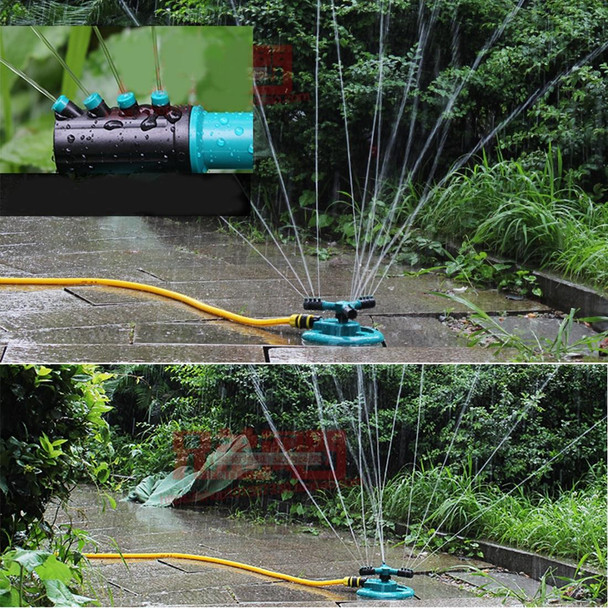 Garden Automatic Rotating Nozzle 360 Degree Rotary Automatic Sprinkler Garden Lawn Watering Nozzle,Applicable for 3/4 inch Water Pipes(Blue)