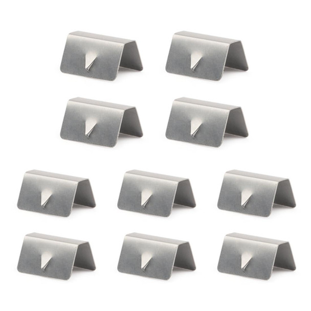 10 PCS Car Windshield Clip Wind / Rain Deflector Channel Metal Buckle for Heko G3