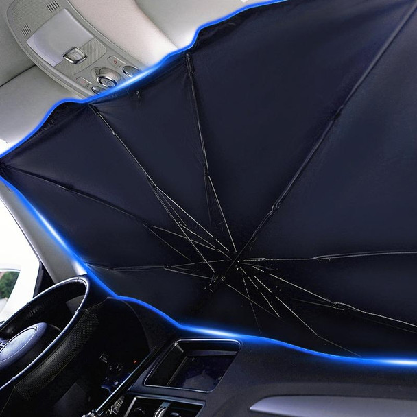 Car Retractable Sunshade Sunscreen Heat Insulation Front Windshield Sunshade, Large Size