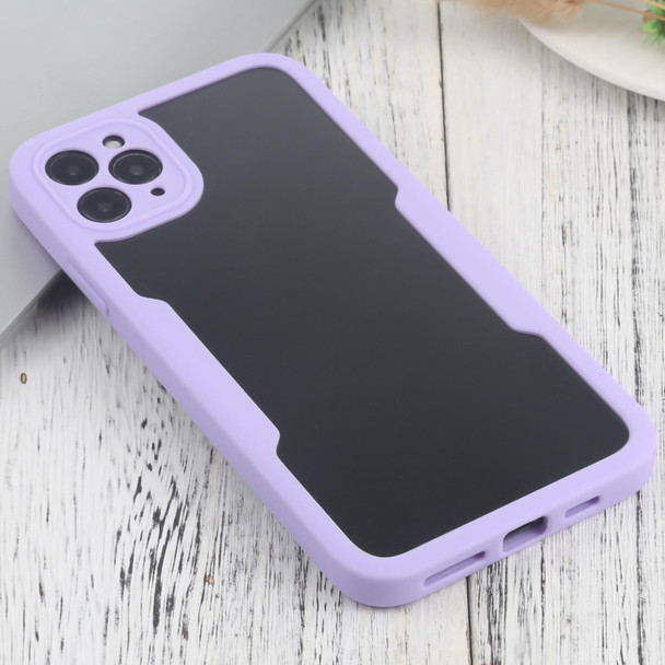 Acrylic + TPU 360 Degrees Full Coverage Shockproof Protective Case - iPhone 11 Pro(Purple)