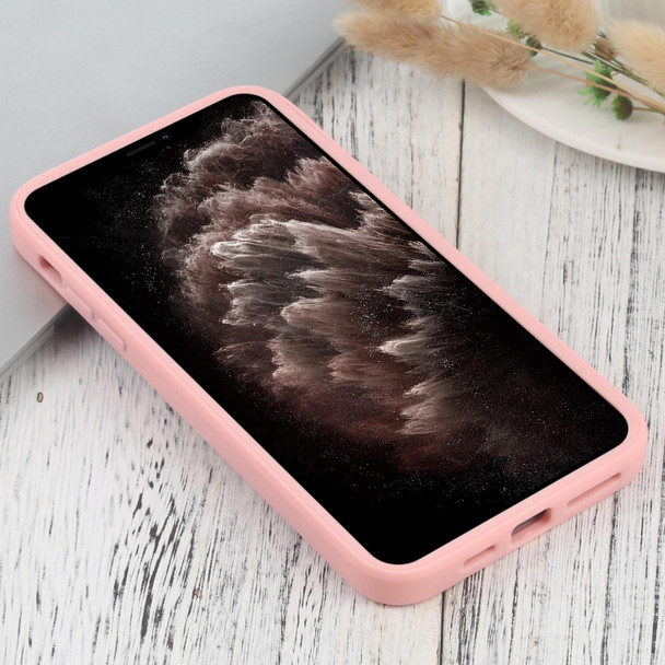 Acrylic + TPU 360 Degrees Full Coverage Shockproof Protective Case - iPhone 11 Pro(Pink)