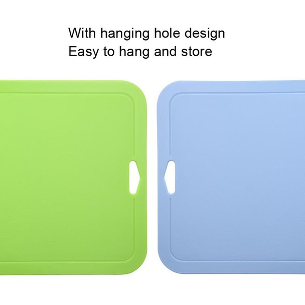 2pcs Baby Auxiliary Cutting Board Fruit and Vegetable Cutting Plastic Board(Blue)