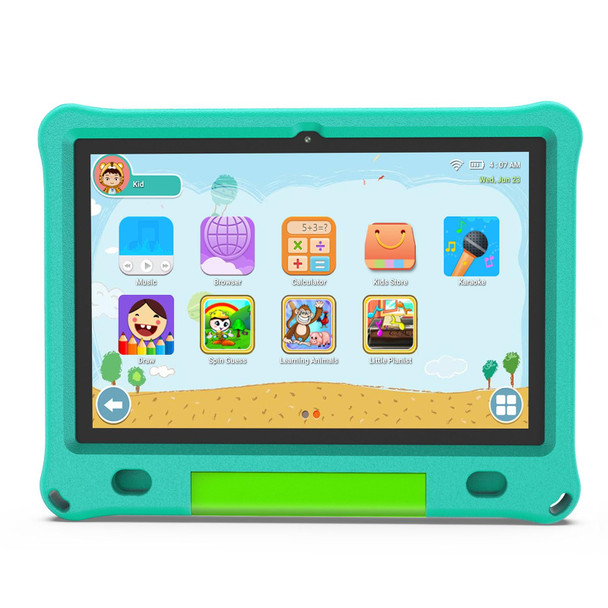 Pritom B10K Kids Tablet PC, 10.1 inch, 3GB+64GB, Android 12 Allwinner A133 Quad Core CPU, Support 2.4G WiFi / BT 4.0, Global Version with Google Play (Green)