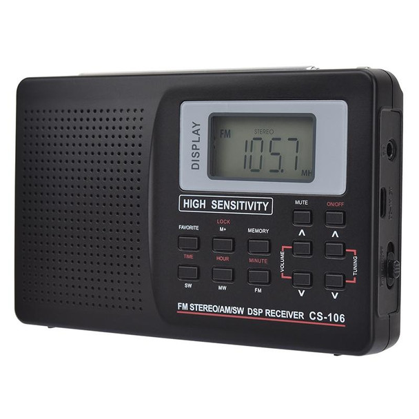 CS-106 9KHZ Multifunctional Full Band Digital Demodulation Stereo Radio Receiver