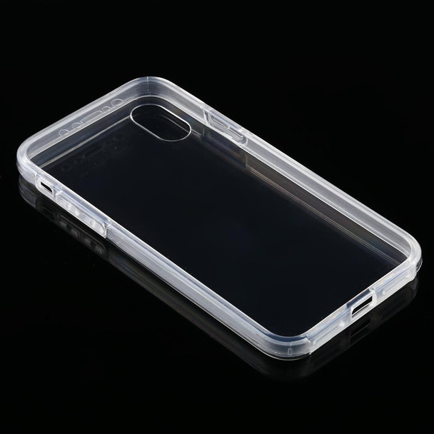 iPhone XS & X PC+TPU Ultra-Thin Double-Sided All-Inclusive Transparent Case