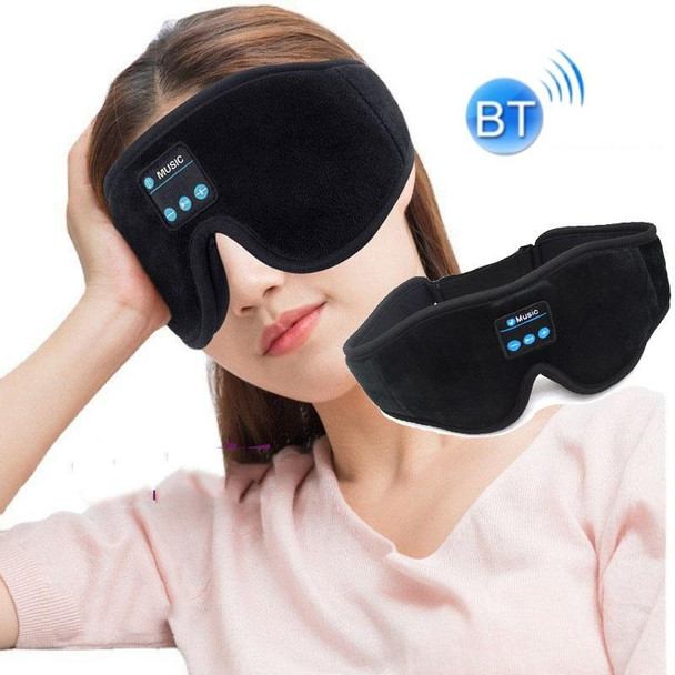 Bluetooth5.0 Sleep Eye Mask 3D Wireless Music Sleep Headphones(Black)