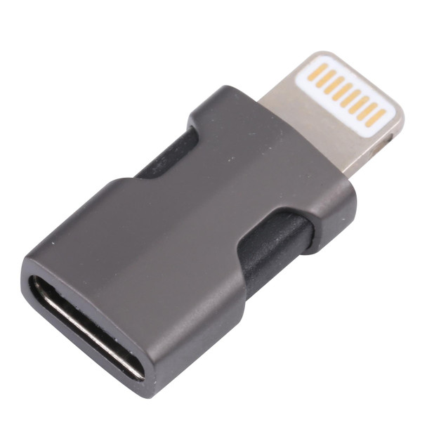 Portable 8 Pin to USB-C/Type-C Audio Adapter (Grey)