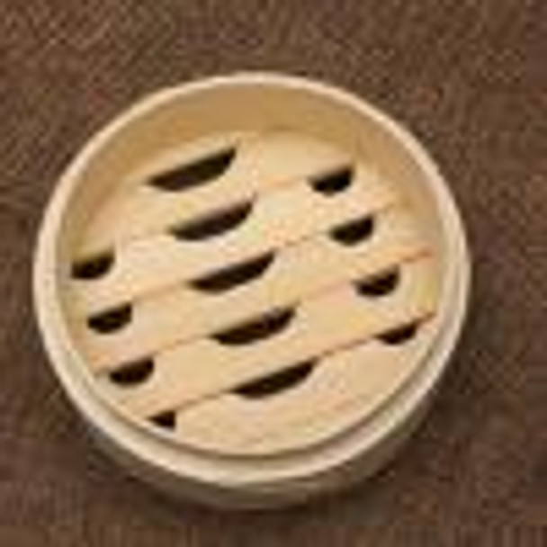 Xiaolongbao Bamboo Steamer Household Steamed Dumpling Cage Drawer Multi Layer Deepened Bamboo Steaming Rack, Size:10cm Cage