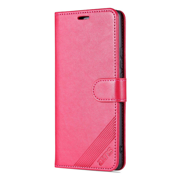 For vivo X90 AZNS Sheepskin Texture Flip Leather Phone Case(Red)