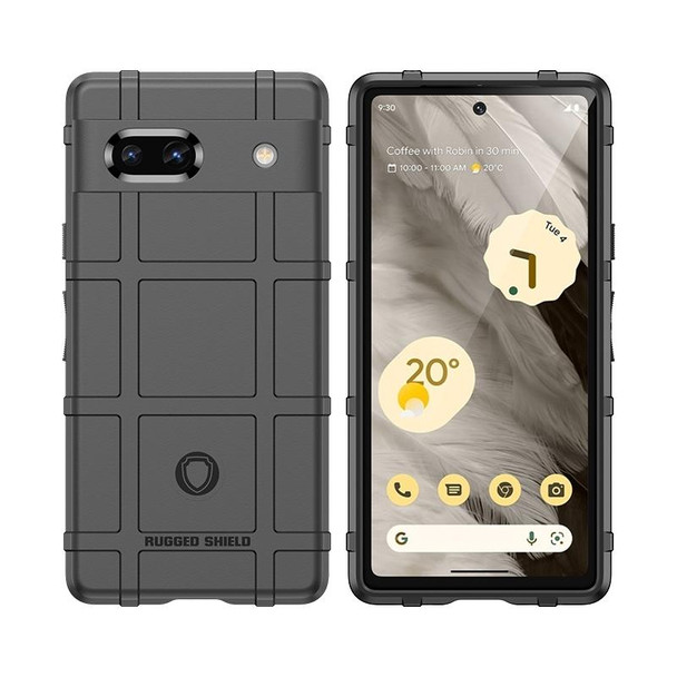 For Google Pixel 7A Full Coverage Shockproof TPU Phone Case(Black)