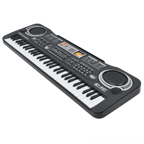 MQ6106 61-Keys Multifunctional Electronic Organ Children Toy with Microphone, Spec: USB Charging