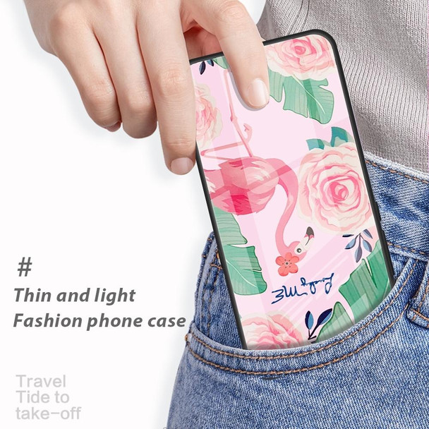 For Xiaomi Redmi A1+ Colorful Painted Glass Phone Case(Red Heart)