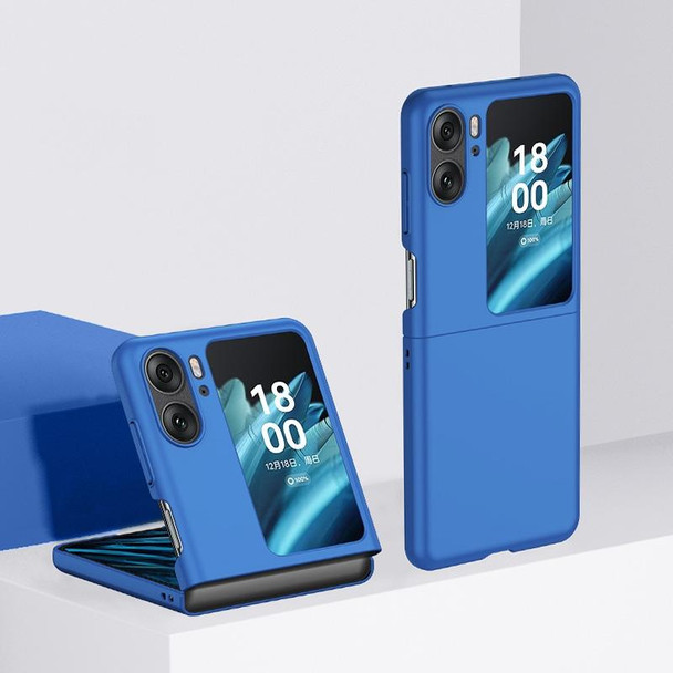 For OPPO Find N2 Flip Skin Feel PC Phone Case(Blue)