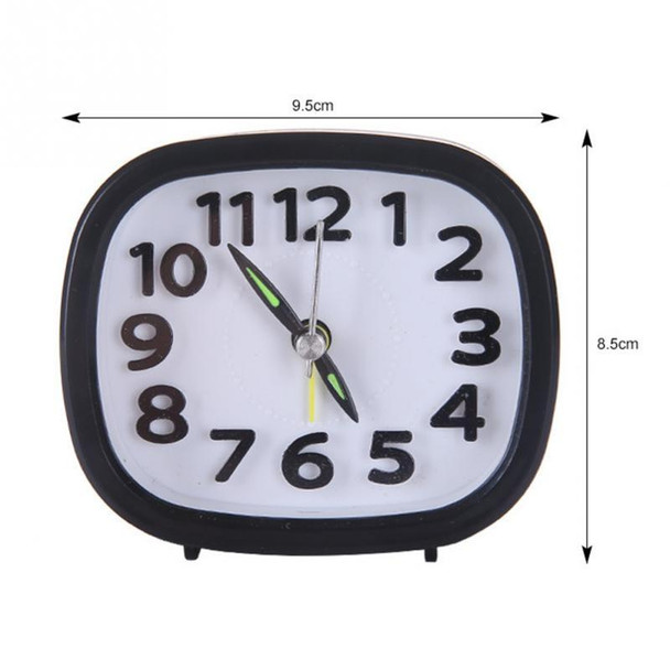 Creative Minimalist Mute Alarm Clock(Round White)