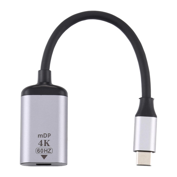 4K 60HZ Mini DP Female to Type-C / USB-C Male Connecting Adapter Cable