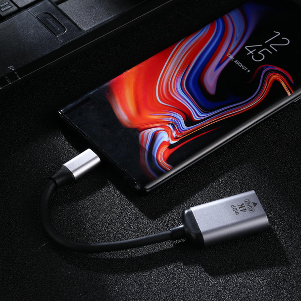 4K 60HZ Mini DP Female to Type-C / USB-C Male Connecting Adapter Cable