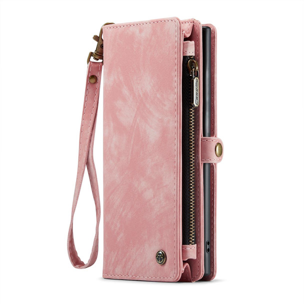 For Samsung Galaxy Note10+ CaseMe-008 Detachable Multifunctional Flip Leatherette Phone Case(Pink)