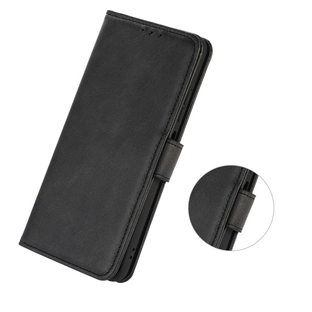 For Motorola Moto X40 Pro Cow Texture Leatherette Phone Case(Black)