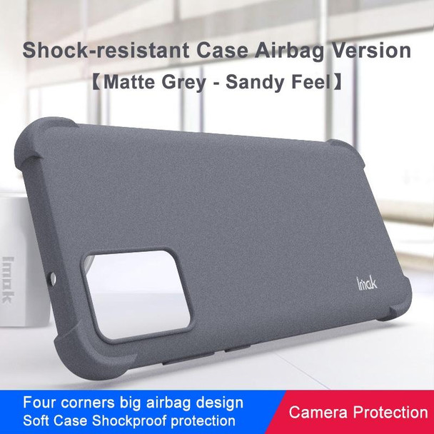 For Motorola Edge 30 Neo 5G imak Shockproof Airbag TPU Phone Case(Matte Grey)