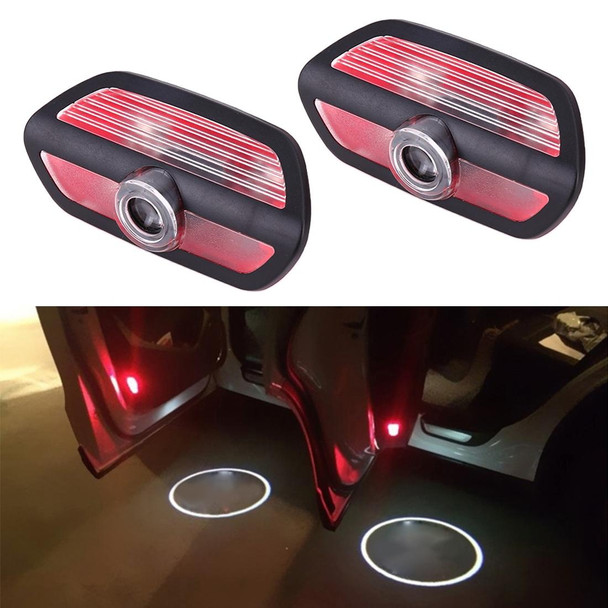 2 PCS LED Car Door Welcome Logo Car Brand Shadow Lights for Mercedes Benz / Mabach