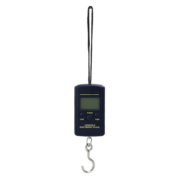 10g Mini Digital Fishing Scale Travel Weighting Steelyard Hanging Electronic Hook Scale Kitchen Weight Tool, Capacity:40kg without backlight