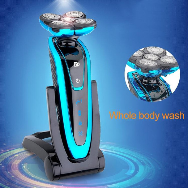 Men Electric Shaver Rechargeable Shaving Machine Waterproof Razor(Silver Grey)