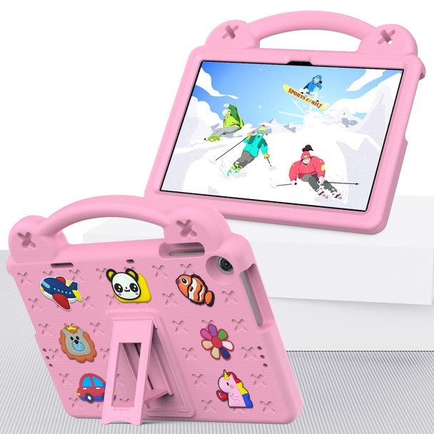 For Huawei MatePad T10S 10.1 / T10 9.7 Handle Kickstand Children EVA Shockproof Tablet Case(Pink)