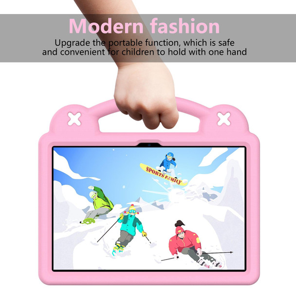 For Huawei MatePad T10S 10.1 / T10 9.7 Handle Kickstand Children EVA Shockproof Tablet Case(Pink)