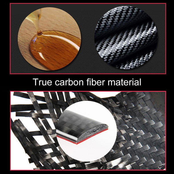 Car Carbon Fiber Headlight Switch Button Decorative Sticker for Audi A4L / A5 / Q5