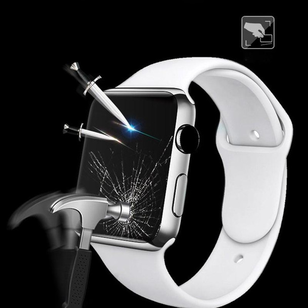 For Apple Watch series 5 /4 40mm 2pcs mocolo 0.33mm 9H 3D Round Edge Tempered Glass Film