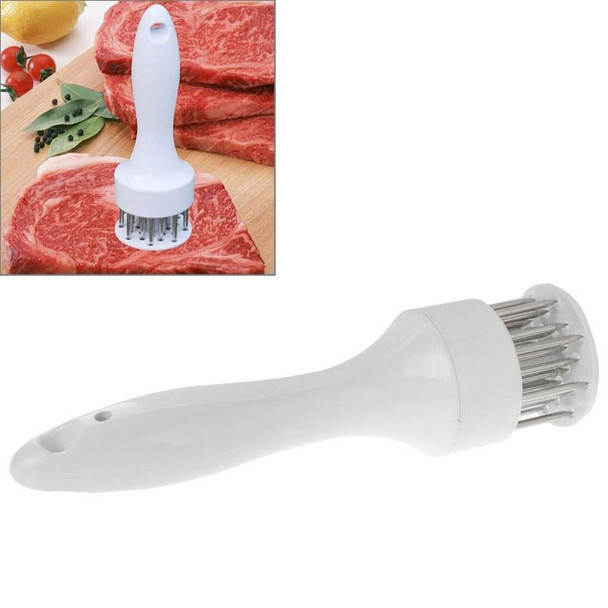 20 Needle Meat Tenderizer Stainless Steel Meat Hammer Needle Loose Meat Steak Tool, Random Color Delivery