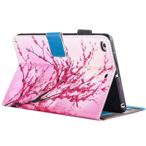 For iPad Air / iPad Air 2 Painting Peach Blossom Pattern Horizontal Flip Leatherette Case with Holder & Wallet & Card Slots & Pen Slot