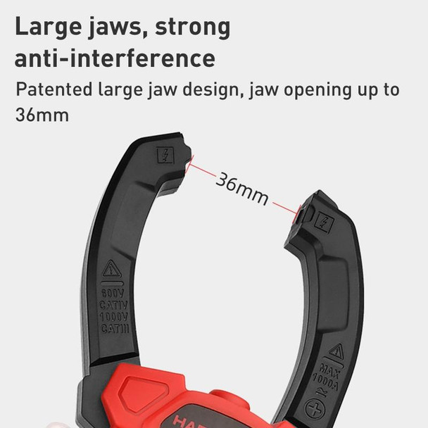 HABOTEST HT208D 1000A Digital Clamp Multi-Function Burn-proof Universal Meter