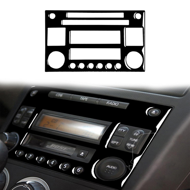 For Nissan 350Z 2003-2009 Car CD Radio Playback Panel Decorative Stickers, Left and Right Drive Universal