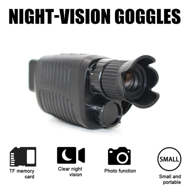 Video Pictures 5X HD 1080P Digital Night Visual Instrument Infrared Single Tube Binoculars