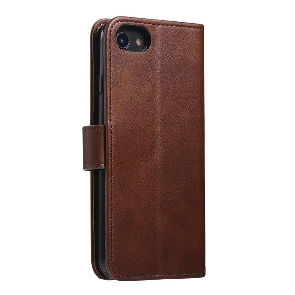 iPhone 8 / 7 GUSSIM Magnetic Horizontal Flip Leather Case with Holder & Card Slots & & Wallet(Brown)