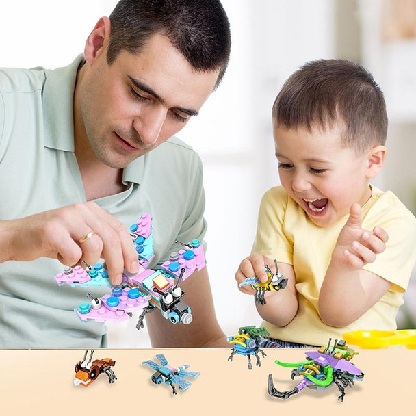 KY028 Flies CAYI Insect Small Particles Assembly Puzzle Building Block Toys