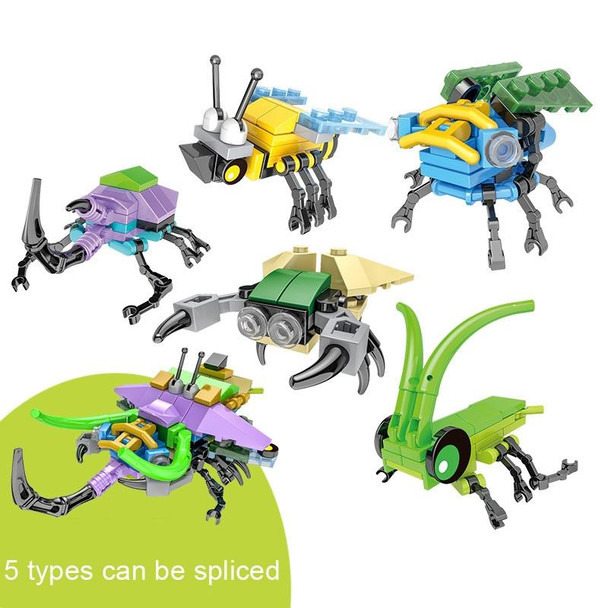 KY028 Flies CAYI Insect Small Particles Assembly Puzzle Building Block Toys