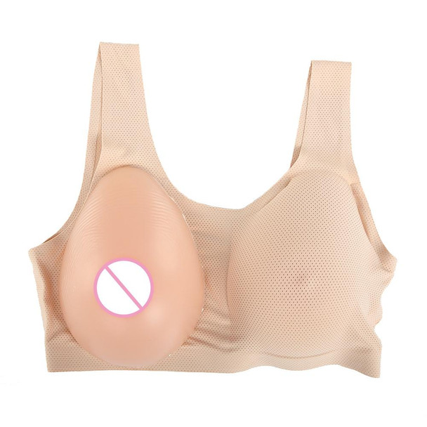 CD Crossdressing Silicone Fake Breast Vest Underwear, Size: C+L 800g(Skin Color+Fake Breast)