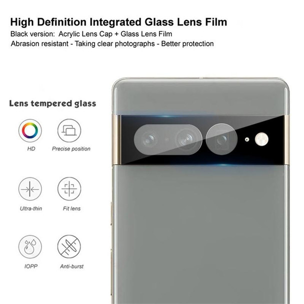 For Google Pixel 7 Pro Integrated Rear Camera Lens Tempered Glass Film