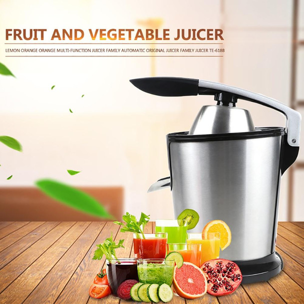 Stainless Steel Multifunctional Hand Press Juicer Orange Juice Machine Electric Juicer, EU Plug