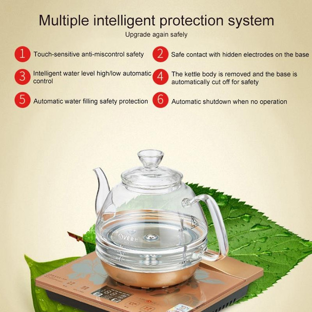 KAMJOVE H8 Fully Intelligent Automatic Water Heater Electric Tea Stove Electric Kettle, Specification:CN Plug