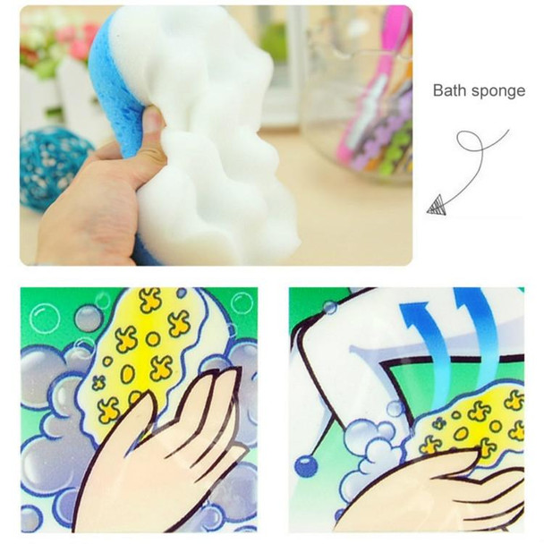 2 PCS Deep Skin Care Bath Sponge Exfoliating Cleansing Washing servant Shower Sponge Brush