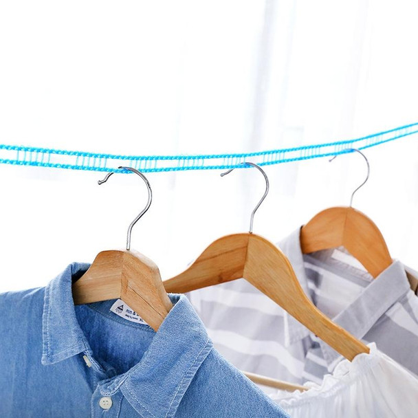 10 PCS Windproof Clotheslines Ropes for Outdoor Indoor Home Travel Camping Laundry Drying Use, Length: 3m, Random Color Delivery