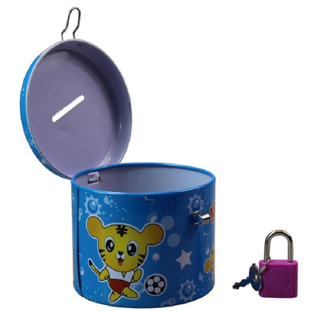 4 PCS Tin Piggy Bank Kindergarten Gifts for Kids, Random Color Delivery