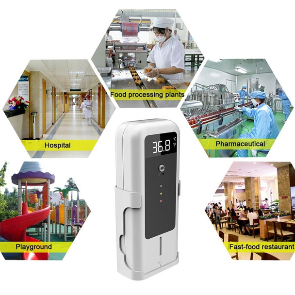 YAD-001 Infrared Thermometer + Automatic Infrared Sensor Sterilization Dispenser with Tripod Mount Holder