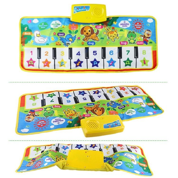 Piano Musical Touch Carpet Children Early Education Music Keyboard Playmat