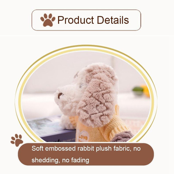 Cute Dressing Teddy Plush Toys Decorative Gift Plush Doll, Color: Gray Suit