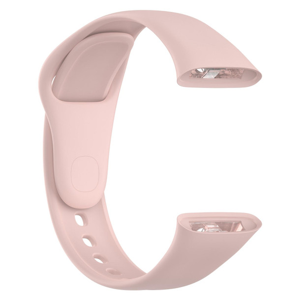 For Redmi Watch 3 Loop Type Solid Color Silicone Watch Band(Pink)
